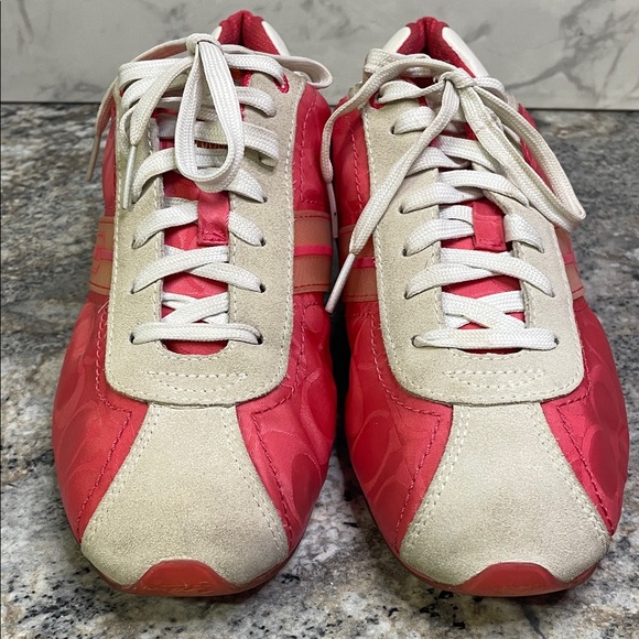 COACH Meredith Sneakers Womens 9.5 Pink Sneakers - Picture 4 of 12